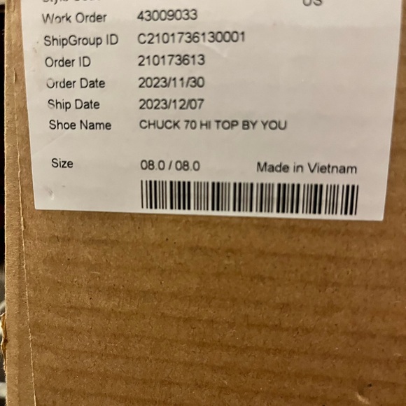 ❤️ Brand New Converse Chuck Taylor High Tops - Picture 5 of 5